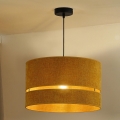 Duolla - Luster na sajli DOUBLE 1xE27/15W/230V pr. 40 cm narandžasta