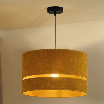 Duolla - Luster na sajli DOUBLE 1xE27/15W/230V pr. 40 cm narandžasta