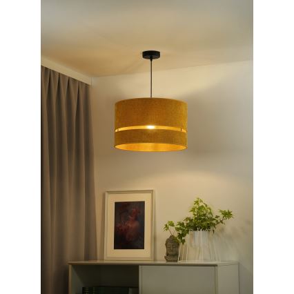 Duolla - Luster na sajli DOUBLE 1xE27/15W/230V pr. 40 cm narandžasta
