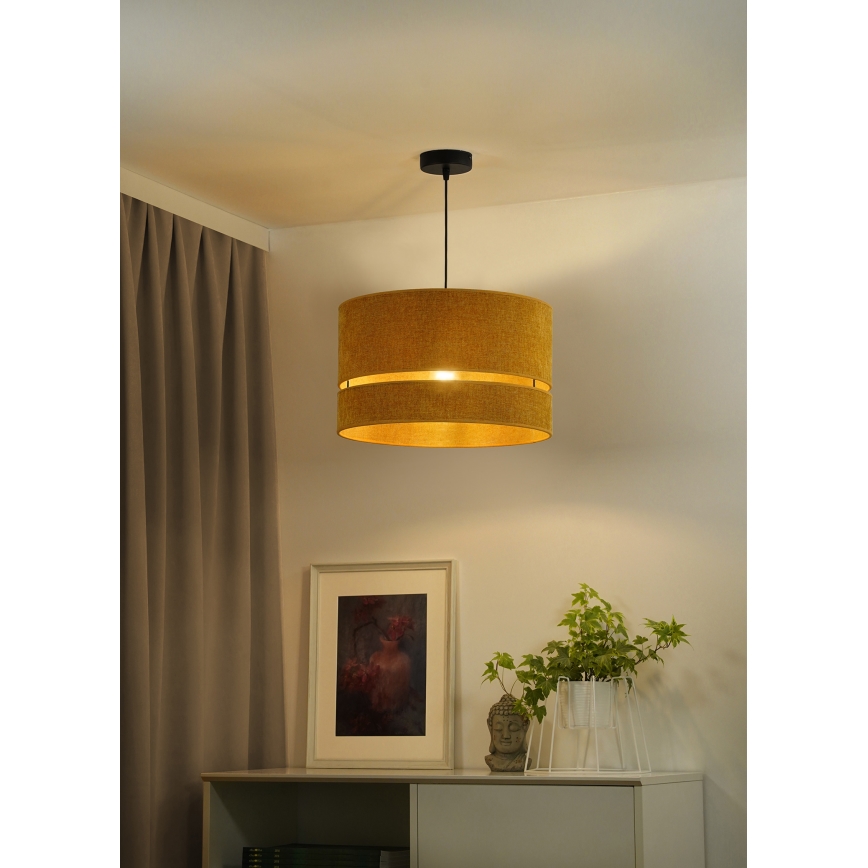 Duolla - Luster na sajli DOUBLE 1xE27/15W/230V pr. 40 cm narandžasta