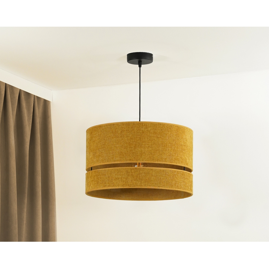 Duolla - Luster na sajli DOUBLE 1xE27/15W/230V pr. 40 cm narandžasta