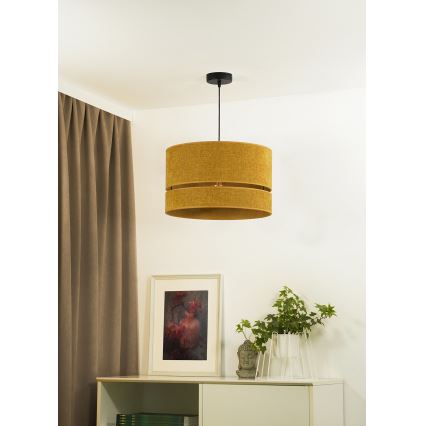 Duolla - Luster na sajli DOUBLE 1xE27/15W/230V pr. 40 cm narandžasta