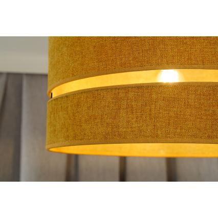 Duolla - Luster na sajli DOUBLE 1xE27/15W/230V pr. 40 cm narandžasta