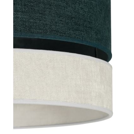 Duolla - Luster na sajli DOUBLE 1xE27/15W/230V pr. 40 cm zelena/siva