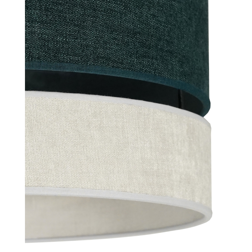 Duolla - Luster na sajli DOUBLE 1xE27/15W/230V pr. 40 cm zelena/sivo