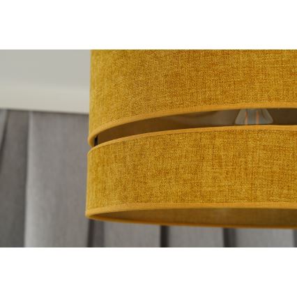 Duolla - Luster na sajli DOUBLE 1xE27/15W/230V, prečnik 40 cm, narandžasta