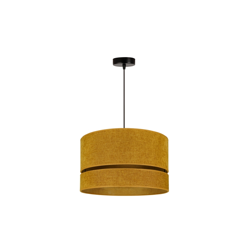 Duolla - Luster na sajli DOUBLE 1xE27/15W/230V, prečnik 40 cm, narandžasta