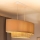 Duolla - Luster na sajli DOUBLE OVAL RATTAN 2xE27/15W/230V kremasta/ratan