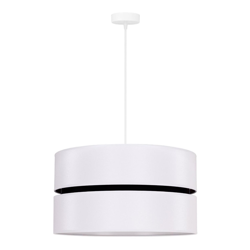 Duolla - Luster na sajli DUO 1xE27/15W/230V pr. 40 cm bela/crno