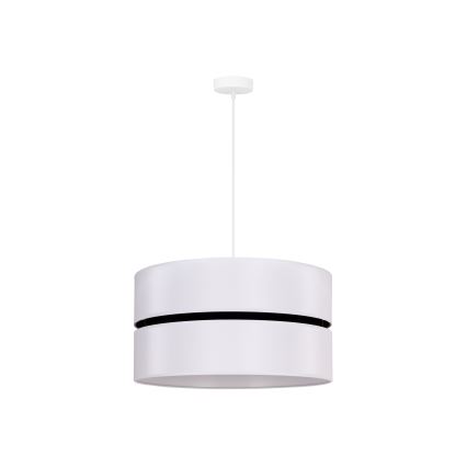 Duolla - Luster na sajli DUO 1xE27/15W/230V pr. 40 cm bela/crno