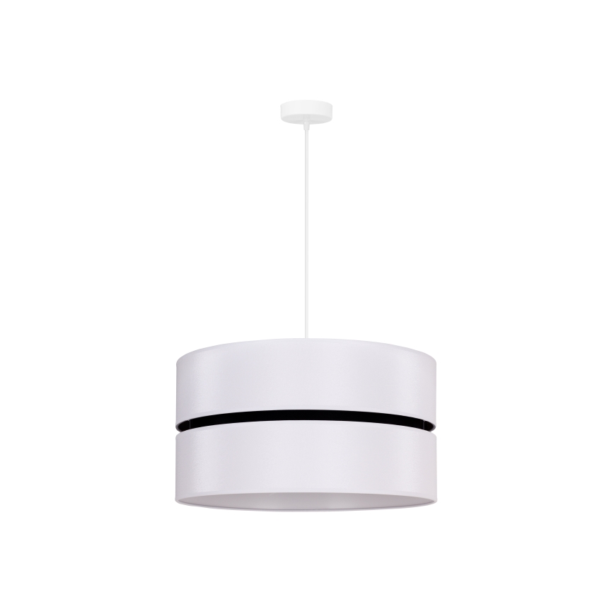 Duolla - Luster na sajli DUO 1xE27/15W/230V pr. 40 cm bela/crno
