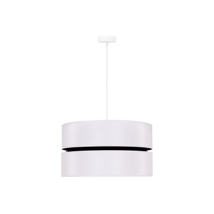 Duolla - Luster na sajli DUO 1xE27/15W/230V pr. 40 cm bela/crno