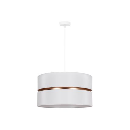 Duolla - Luster na sajli DUO 1xE27/15W/230V pr. 40 cm bela/zlatna