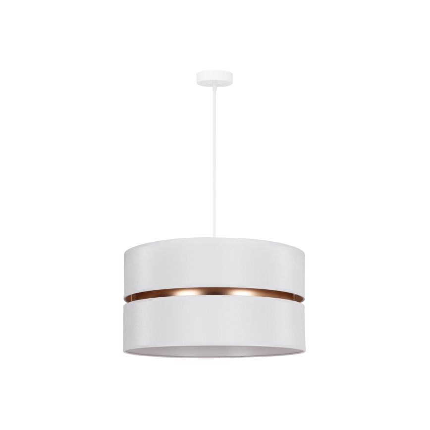 Duolla - Luster na sajli DUO 1xE27/15W/230V pr. 40 cm bela/zlatna