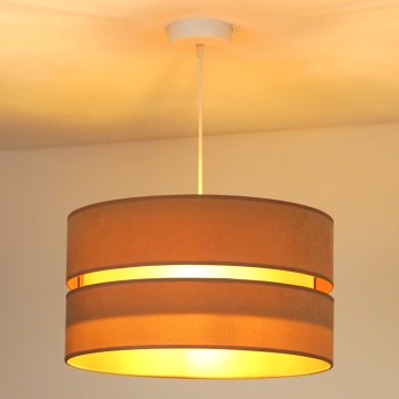 Duolla - Luster na sajli DUO 1xE27/15W/230V pr. 40 cm bež
