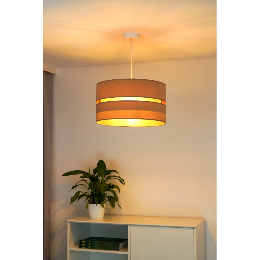 Duolla - Luster na sajli DUO 1xE27/15W/230V pr. 40 cm bež