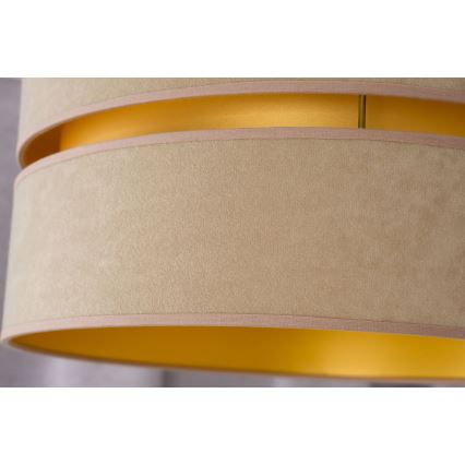 Duolla - Luster na sajli DUO 1xE27/15W/230V pr. 40 cm bež