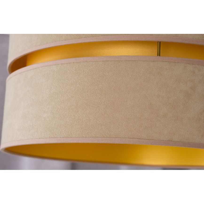 Duolla - Luster na sajli DUO 1xE27/15W/230V pr. 40 cm bež