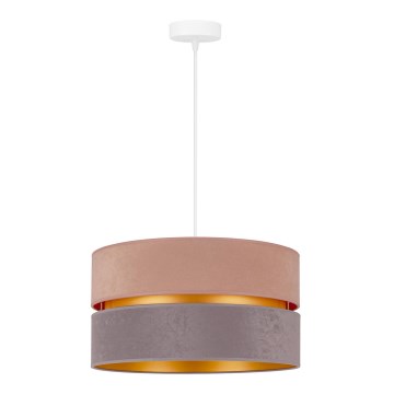 Duolla - Luster na sajli DUO 1xE27/15W/230V pr. 40 cm bež-sivo