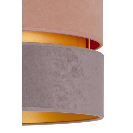 Duolla - Luster na sajli DUO 1xE27/15W/230V pr. 40 cm bež-sivo