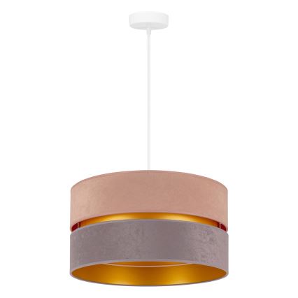 Duolla - Luster na sajli DUO 1xE27/15W/230V pr. 40 cm bež-sivo