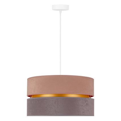 Duolla - Luster na sajli DUO 1xE27/15W/230V pr. 40 cm bež-sivo