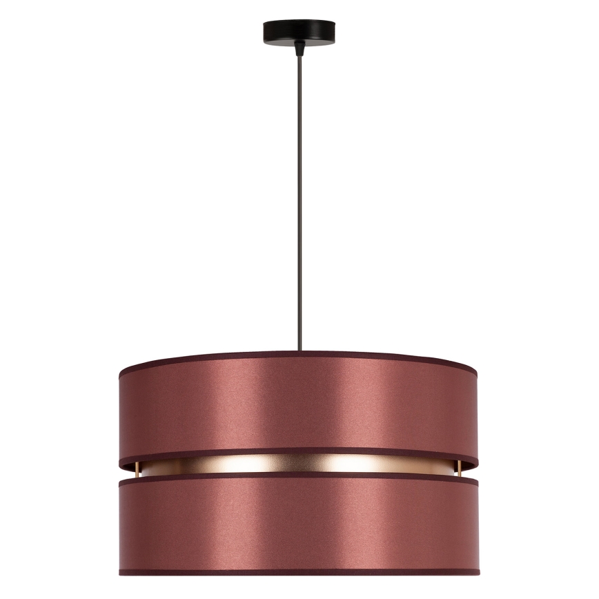 Duolla - Luster na sajli DUO 1xE27/15W/230V pr. 40 cm boje vina/zlatna