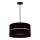 Duolla - Luster na sajli DUO 1xE27/15W/230V pr. 40 cm crno/ratan