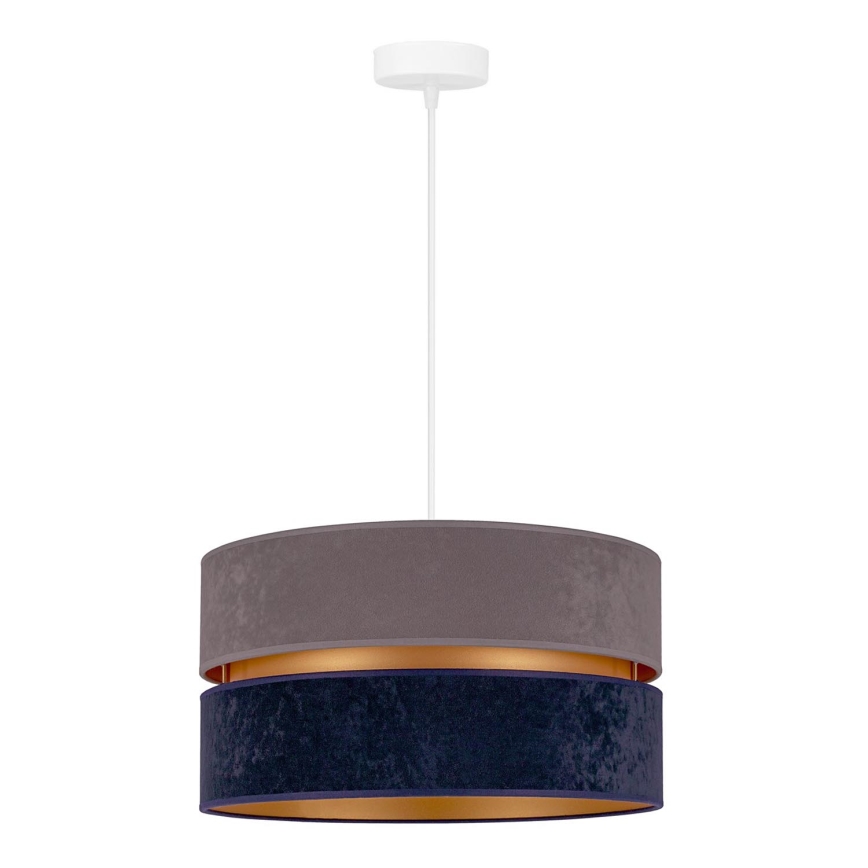 Duolla - Luster na sajli DUO 1xE27/15W/230V pr. 40 cm plava