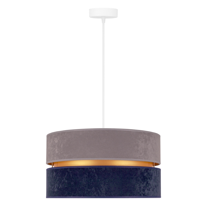 Duolla - Luster na sajli DUO 1xE27/15W/230V pr. 40 cm plava