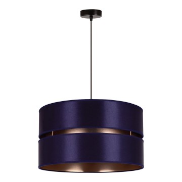 Duolla - Luster na sajli DUO 1xE27/15W/230V pr. 40 cm plava/zlatna
