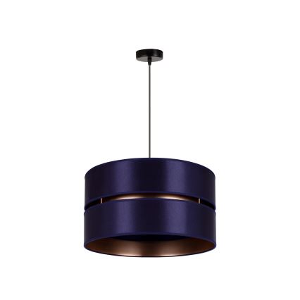 Duolla - Luster na sajli DUO 1xE27/15W/230V pr. 40 cm plava/zlatna