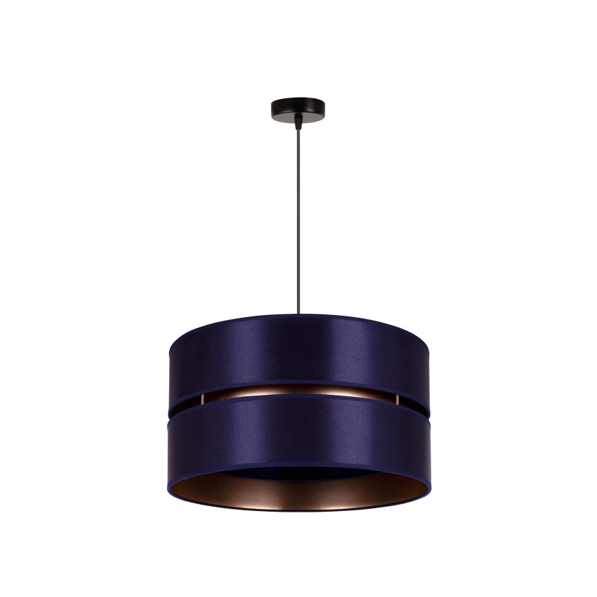 Duolla - Luster na sajli DUO 1xE27/15W/230V pr. 40 cm plava/zlatna