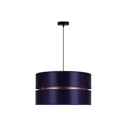 Duolla - Luster na sajli DUO 1xE27/15W/230V pr. 40 cm plava/zlatna