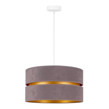 Duolla - Luster na sajli DUO 1xE27/15W/230V pr. 40 cm sivo