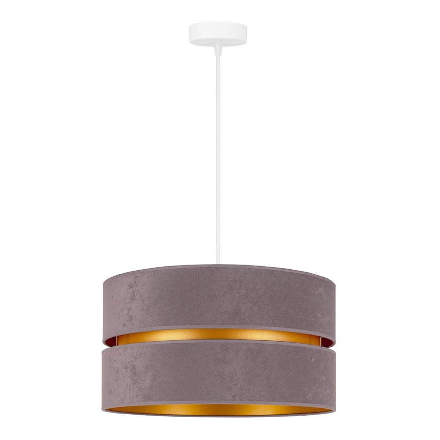 Duolla - Luster na sajli DUO 1xE27/15W/230V pr. 40 cm sivo