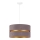 Duolla - Luster na sajli DUO 1xE27/15W/230V pr. 40 cm sivo