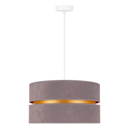 Duolla - Luster na sajli DUO 1xE27/15W/230V pr. 40 cm sivo