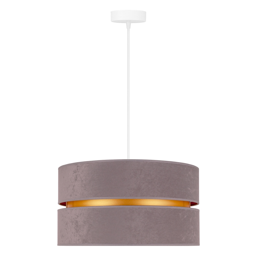 Duolla - Luster na sajli DUO 1xE27/15W/230V pr. 40 cm sivo