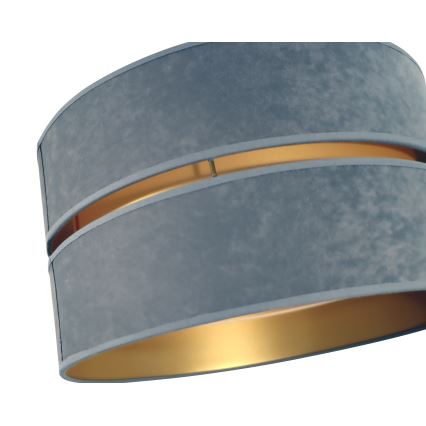 Duolla - Luster na sajli DUO 1xE27/15W/230V prečnik 40 cm siva