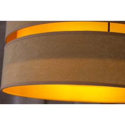 Duolla - Luster na sajli DUO 1xE27/15W/230V prečnika 40 cm bež