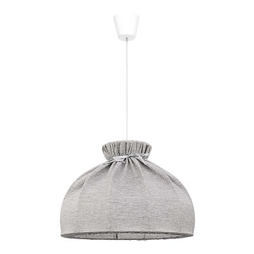 Duolla - Luster na sajli ECO 1xE27/40W/230V prečnik 38 cm siva