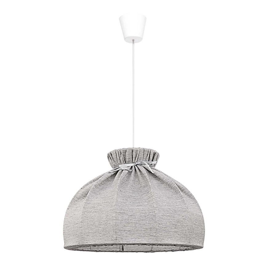 Duolla - Luster na sajli ECO 1xE27/40W/230V prečnik 38 cm siva