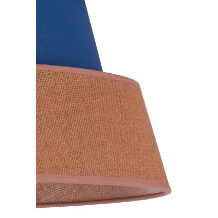Duolla - Luster na sajli GALAXY 1xE27/40W/230V pr. 50 cm plava