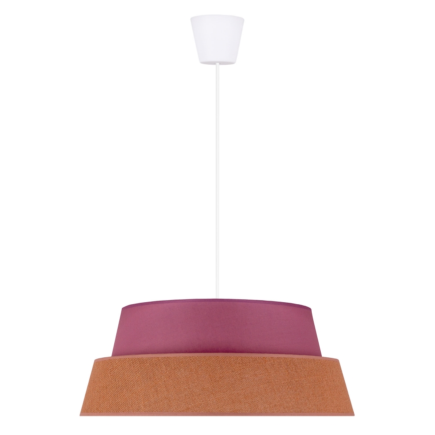 Duolla - Luster na sajli GALAXY 1xE27/40W/230V pr. 50 cm roze