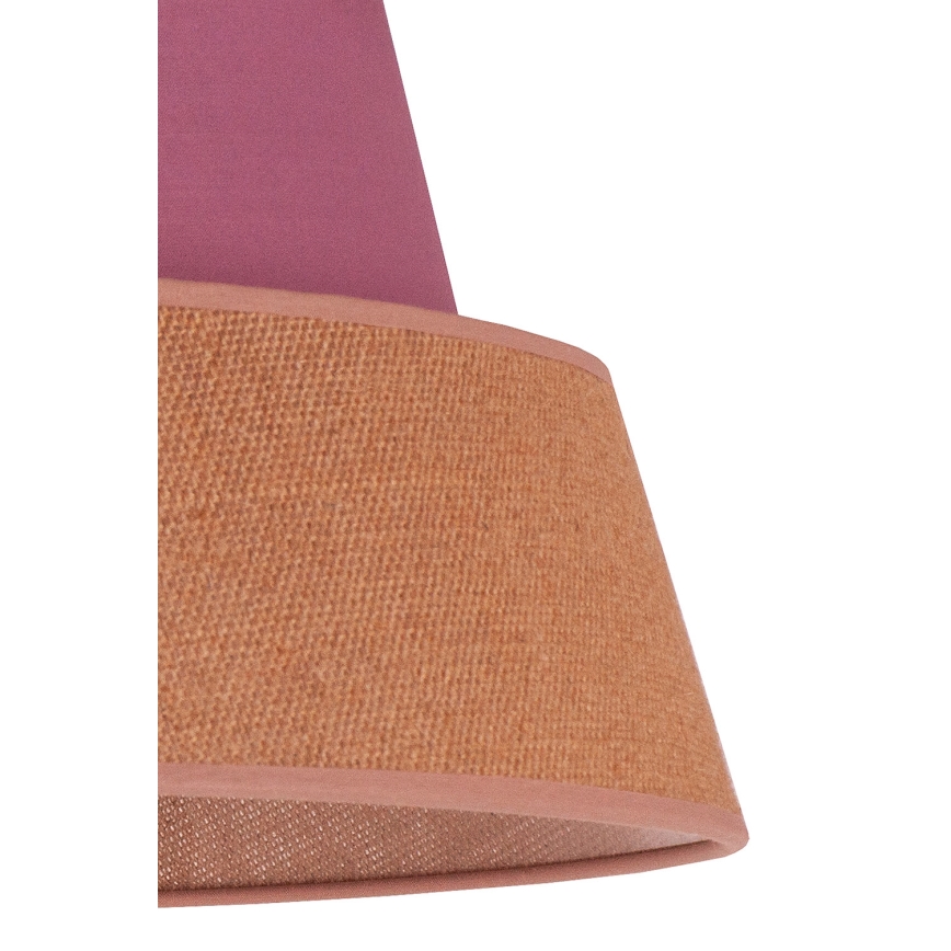 Duolla - Luster na sajli GALAXY 1xE27/40W/230V, prečnik 50 cm, ružičast