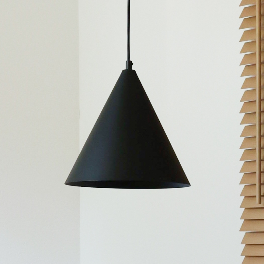 Duolla - Luster na sajli IRONLINE 1xG9/3W/230V prečnik 25 cm crna