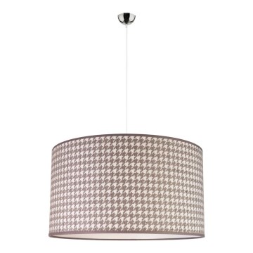 Duolla - Luster na sajli KENT 1xE27/40W/230V pr. 45 cm sivo