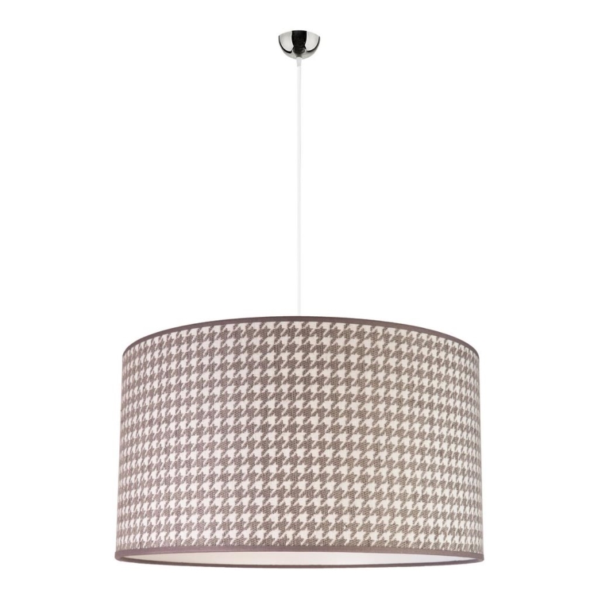 Duolla - Luster na sajli KENT 1xE27/40W/230V pr. 45 cm sivo