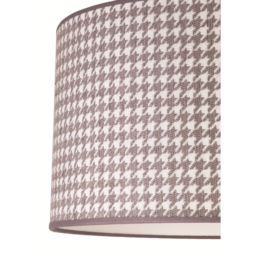Duolla - Luster na sajli KENT 1xE27/40W/230V pr. 45 cm sivo